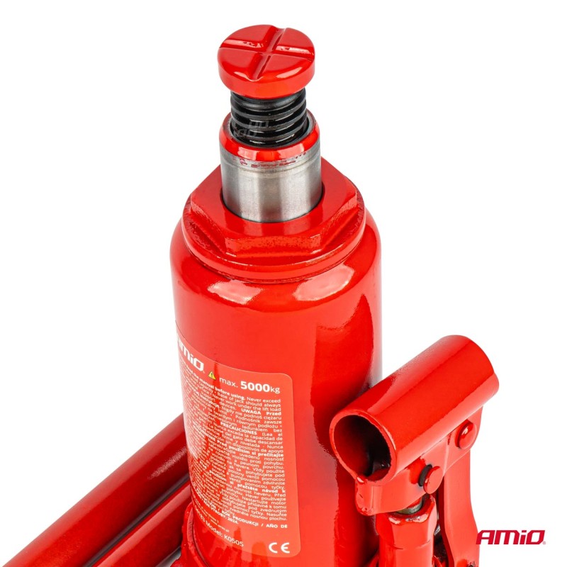 ΓΡΥΛΟΣ ΥΔΡΑΥΛΙΚΟΣ 5 ΤΟΝΩΝ (5.000kg) ΑΝΥΨΩΣΗ: 195-380mm ΜΕ ΒΑΛΙΤΣΑΚΙ AMIO - 1 τεμ.