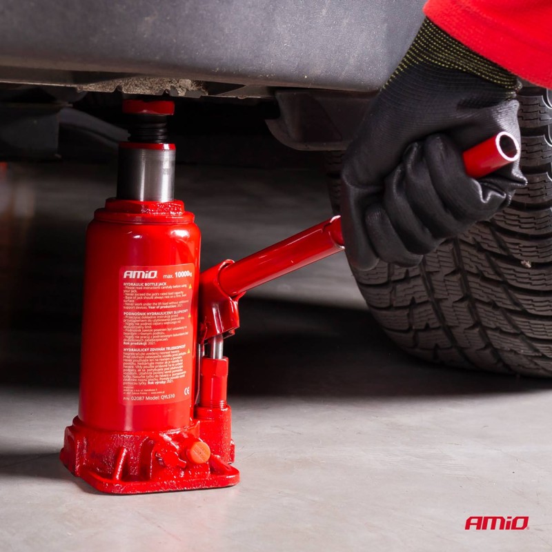 ΓΡΥΛΟΣ ΥΔΡΑΥΛΙΚΟΣ 10 ΤΟΝΩΝ (10.000kg) ΑΝΥΨΩΣΗ: 200-385mm ΜΕ ΒΑΛΙΤΣΑΚΙ AMIO - 1 τεμ.