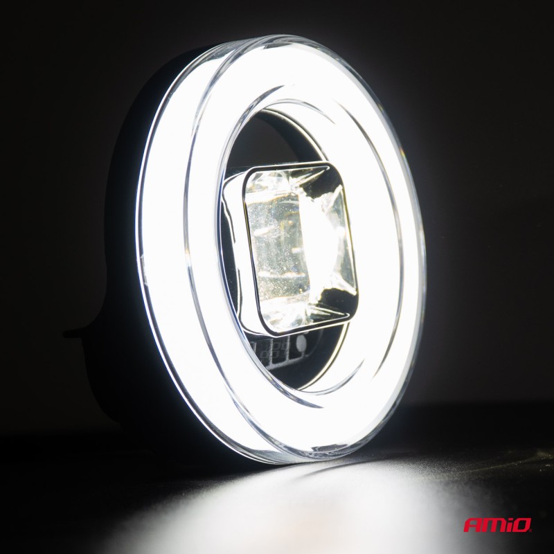 ΠΡΟΒΟΛΕΑΣ ΕΡΓΑΣΙΑΣ ΣΤΡΟΓΓΥΛΟΣ LED 45W 9-36V 8.000lm 6.500K AWL58 AMIO - 1 ΤΕΜ.