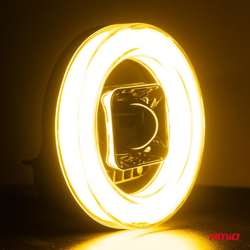 ΠΡΟΒΟΛΕΑΣ ΕΡΓΑΣΙΑΣ ΣΤΡΟΓΓΥΛΟΣ LED 45W 9-36V 8.000lm 6.500K AWL58 AMIO - 1 ΤΕΜ.