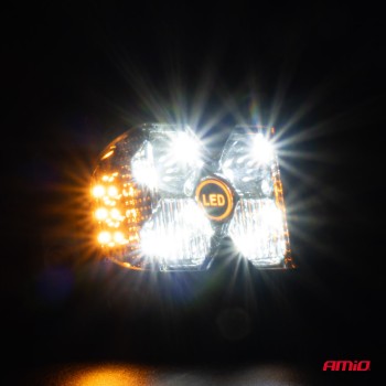 ΠΡΟΒΟΛΕΑΣ ΕΡΓΑΣΙΑΣ ΤΕΤΡΑΓΩΝΟΣ LED 60W 9-36V 6.000lm 6.500K AWL66 AMIO - 1 ΤΕΜ.