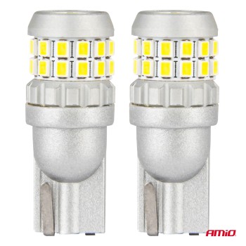 ΛΑΜΠΑΚΙΑ T10 W5W 12V/24V LED CAN-BUS 30xSMD 2016 ΛΕΥΚΟ 5500K ΑΜΙΟ - 2 ΤΕΜ.