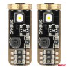 ΛΑΜΠΑΚΙΑ T10 W5W 12V/24V LED CAN-BUS 3xSMD 3838 ΛΕΥΚΟ 5500K ΑΜΙΟ - 2 ΤΕΜ.