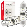 ΛΑΜΠΑΚΙΑ ΠΛΑΦΟΝΙΕΡΑΣ 41mm 12/24V C5W 5500K 12xSMD 3838 CAN-BUS FESTOON (ΛΕΥΚΟ) ΑΜΙΟ - 2 ΤΕΜ.