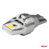 Amio - Λάμπα LED CANBUS T15 (W16W) 2SMD 3570 Λευκή 6000K 12V/24V για Φώτα Όπισθεν & Βοηθητικό Φωτισμό - 2τεμ. (04257/AM)