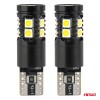 ΛΑΜΠΑΚΙΑ T10 W5W 12V/24V LED CAN-BUS 13xSMD 3030 ΛΕΥΚΟ 5500K ΑΜΙΟ - 2 ΤΕΜ.
