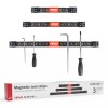 ΜΑΓΝΗΤΙΚΗ ΒΑΣΗ ΤΟΙΧΟΥ ΣΤΕΡΕΩΣΗΣ ΕΡΓΑΛΕΙΩΝ ΣΕ 3 ΛΩΡΙΔΕΣ 1x20cm/1x30,5cm/1x46cm AMIO - ΣΕΤ 3 ΤΕΜ.