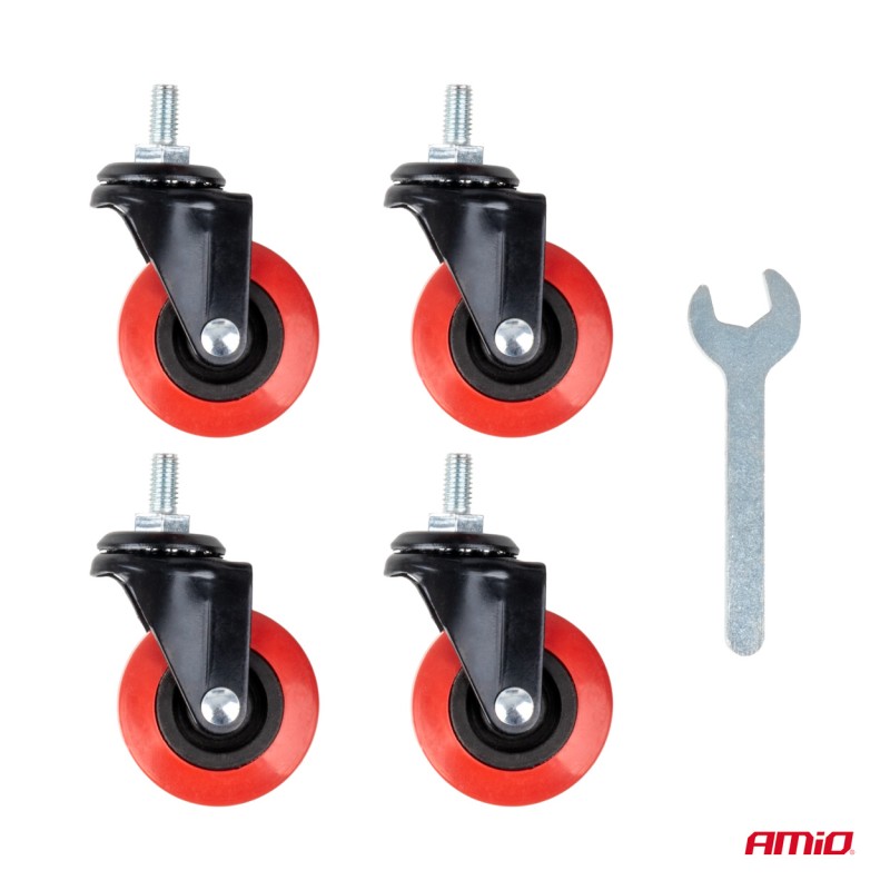 ΛΕΚΑΝΗ/ΕΡΓΑΛΕΙΟΘΗΚΗ ΑΠΟΘΗΚΕΥΣΗΣ ΕΡΓΑΛΕΙΩΝ/ΕΞΑΡΤΗΜΑΤΩΝ ΜΕ ΡΟΔΑΚΙΑ 44x41x6cm AMIO - 1 τεμ.