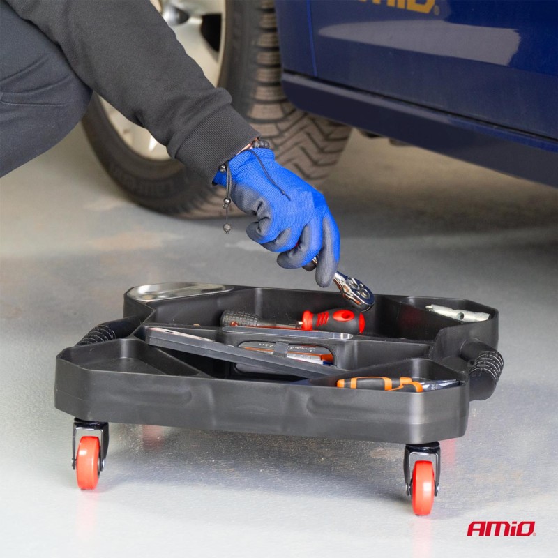 ΛΕΚΑΝΗ/ΕΡΓΑΛΕΙΟΘΗΚΗ ΑΠΟΘΗΚΕΥΣΗΣ ΕΡΓΑΛΕΙΩΝ/ΕΞΑΡΤΗΜΑΤΩΝ ΜΕ ΡΟΔΑΚΙΑ 44x41x6cm AMIO - 1 τεμ.