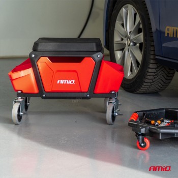 ΣΚΑΜΠΟ ΕΡΓΑΣΙΑΣ ΜΕ ΑΠΟΘΗΚΕΥΤΙΚΟ ΧΩΡΟ ΕΡΓΑΛΕΙΩΝ ΚΑΙ ΡΟΔΑΚΙΑ 135kg MAX  - 1 ΤΕΜ.