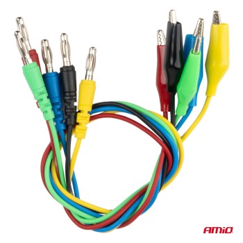 ΔΟΚΙΜΑΣΤΙΚΑ ΚΑΛΩΔΙΑ (ΤΕΣΤΕΡ) ΜΕ ΔΟΚΙΜΑΣΤΙΚΕΣ ΜΥΤΕΣ/ΤΣΙΜΠΙΔΑΚΙΑ/ΑΚΡΟΔΕΚΤΕΣ (ΚΡΟΚΟΔΕΙΛΑΚΙΑ) ΑΜΙΟ -  20 ΤΕΜ.