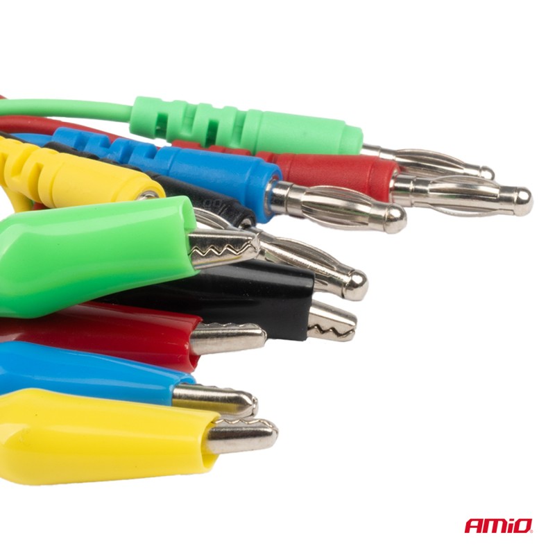 ΔΟΚΙΜΑΣΤΙΚΑ ΚΑΛΩΔΙΑ (ΤΕΣΤΕΡ) ΜΕ ΔΟΚΙΜΑΣΤΙΚΕΣ ΜΥΤΕΣ/ΤΣΙΜΠΙΔΑΚΙΑ/ΑΚΡΟΔΕΚΤΕΣ (ΚΡΟΚΟΔΕΙΛΑΚΙΑ) ΑΜΙΟ -  20 ΤΕΜ.