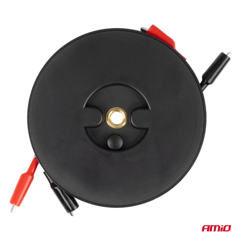 ΑΚΡΟΔΕΚΤΕΣ (ΚΡΟΚΟΔΕΙΛΑΚΙΑ) ΜΠΑΤΑΡΙΑΣ ΜΕ ΚΑΛΩΔΙΟ ΣΕ ΚΟΥΛΟΥΡΑ 9m AMIO - 1 τεμ.