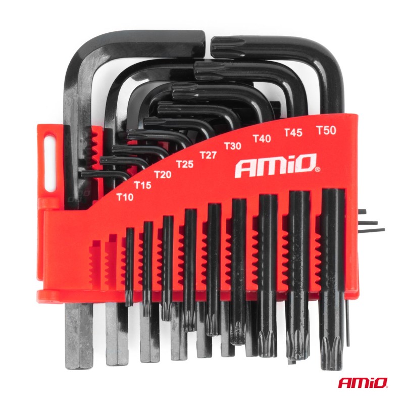 ΚΛΕΙΔΙΑ ΑΛΛΕΝ (ALLEN) ΕΞΑΓΩΝΑ & ΚΛΕΙΔΙΑ TORX ΧΡΩΜΙΟ-ΒΑΝΑΔΙΟ (CRV) ΔΙΑΦΟΡΑ ΜΕΓΕΘΗ ΜΑΥΡΑ ΑΜΙΟ - 22 ΤΕΜ.