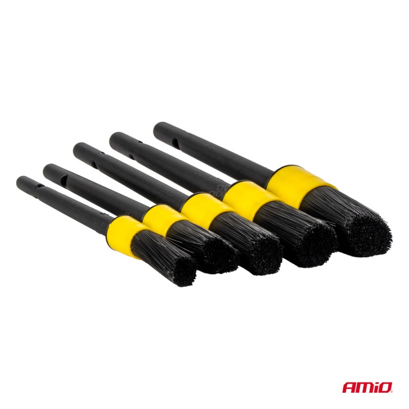 ΒΟΥΡΤΣΕΣ ΚΑΘΑΡΙΣΜΟΥ ΚΑΙ ΓΥΑΛΙΣΜΑΤΟΣ ΣΕΤ 21ΤΕΜ ΓΙΑ ΔΡΑΠΑΝΟ ΣΕ ΤΣΑΝΤΑ ΚΙΤΡΙΝΟ ΧΡΩΜΑ AMIO - 21 Τεμ.