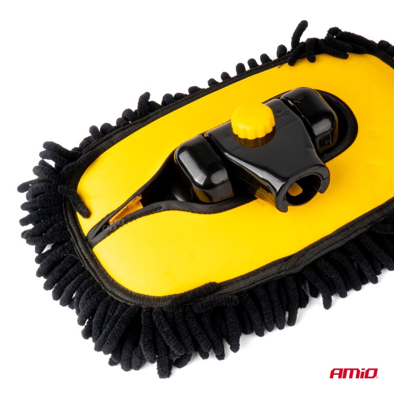 ΒΟΥΡΤΣΑ ΚΑΘΑΡΙΣΜΟΥ ΜΕ ΤΗΛΕΣΚΟΠΙΚΟ ΚΟΝΤΑΡΙ 46-100cm & 3 ΠΑΝΑΚΙΑ ΚΑΘΑΡΙΣΜΟΥ ΜΙΚΡΟΦΙΜΠΡΑ  ΑΜΙΟ - 1 ΤΕΜ.