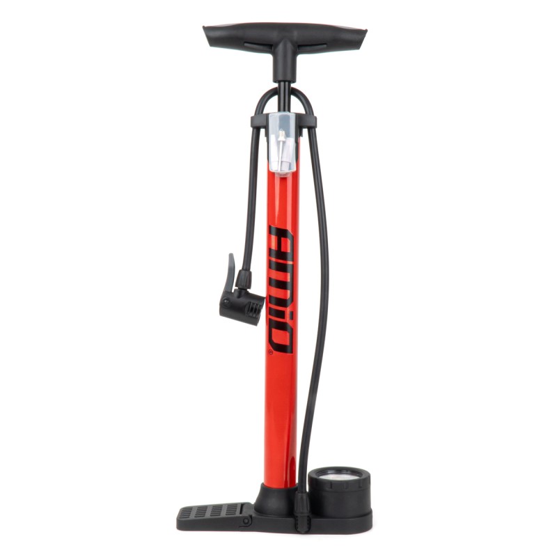 ΤΡΟΜΠΑ ΑΕΡΟΣ ΠΟΔΗΛΑΤΟΥ ΔΑΠΕΔΟΥ/ΧΕΙΡΟΣ ΑΛΟΥΜΙΝΙΟΥ ΜΕ ΜΑΝΟΜΕΤΡΟ MINI PU08 1ΤΕΜ. AMIO