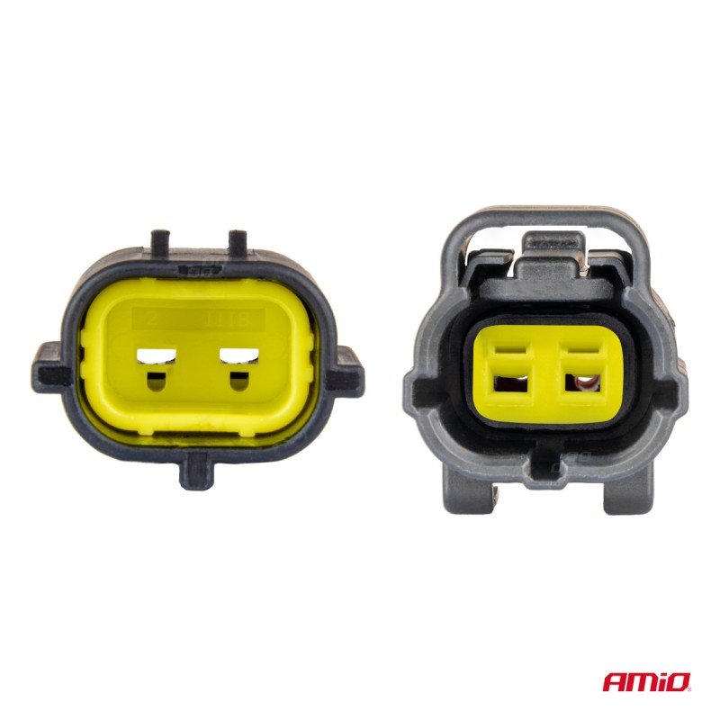 ΦΙΣΑ ΣΥΝΔΕΣΗΣ ΜΕ ΥΠΟΔΟΧΗ 2 PIN Φ2,2mm ΑΔΙΑΒΡΟΧΗ AMIO - 1 τεμ.