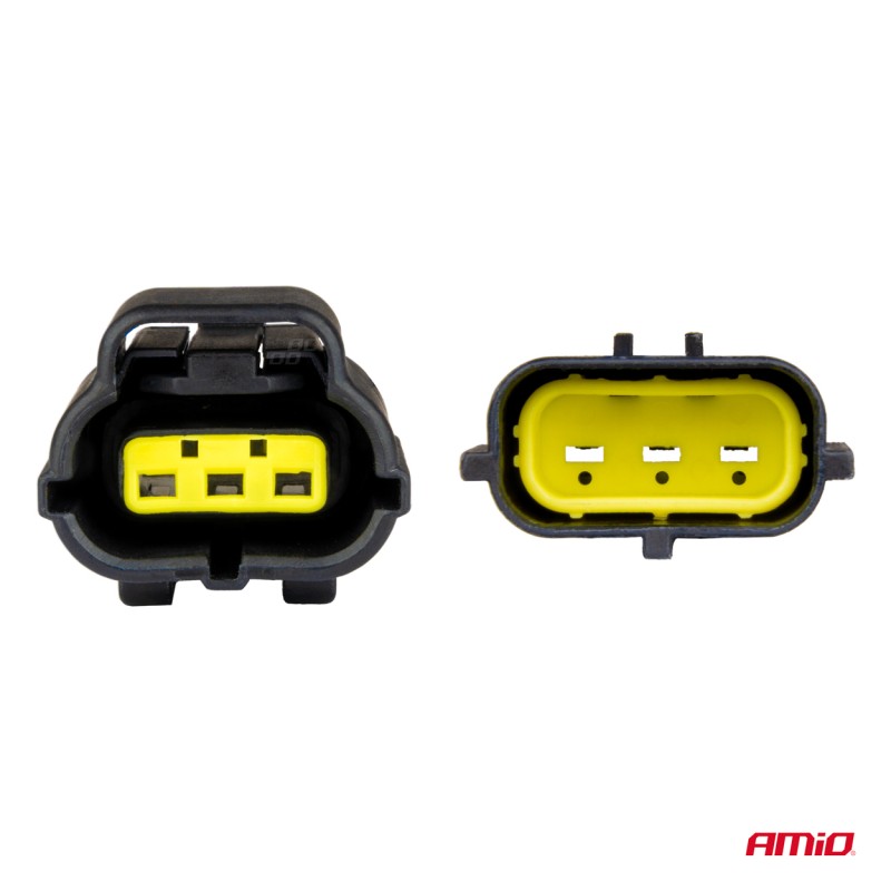 ΦΙΣΑ ΣΥΝΔΕΣΗΣ ΜΕ ΥΠΟΔΟΧΗ 3 PIN Φ2,2mm ΑΔΙΑΒΡΟΧΗ AMIO - 1 τεμ.