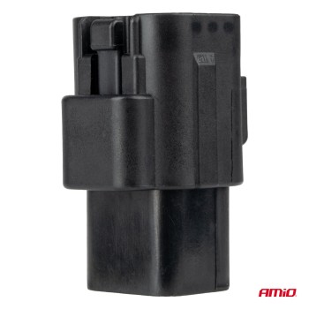 ΦΙΣΑ ΣΥΝΔΕΣΗΣ ΜΕ ΥΠΟΔΟΧΗ 6 PIN Φ2,2mm ΑΔΙΑΒΡΟΧΗ AMIO - 1 τεμ.