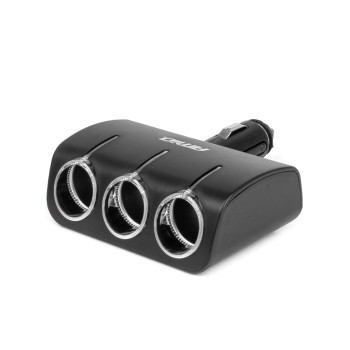 ΑΝΤΑΠΤΟΡΑΣ ΑΝΑΠΤΗΡΑ 12/24V 120W ΜΑΥΡΟΣ/3 ΘΕΣΕΙΣ/ΠΕΡΙΣΤΡΟΦΗ 90 ΜΟΙΡΩΝ AMIO - 1 Τεμ.