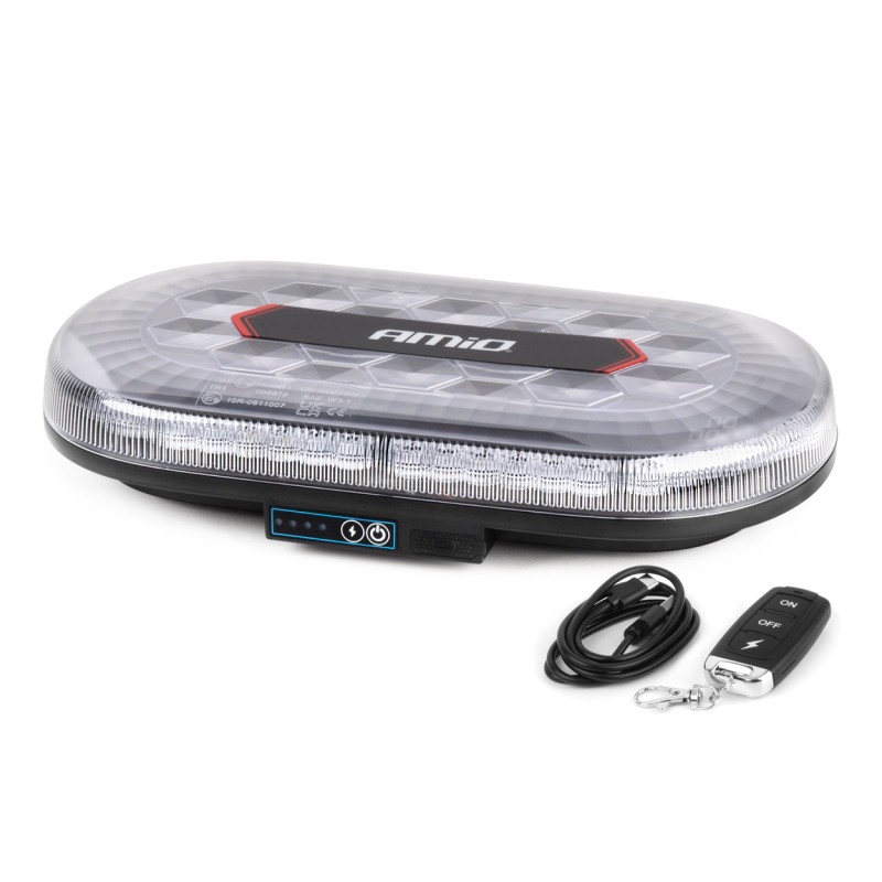 ΦΑΡΟΣ/ΣΤΡΟΜΠΟ ΜΠΑΡΑ R65 R10 12/24V 26W LED ΠΟΡΤΟΚΑΛΙ 10 ΧΡΗΣΕΩΝ ΜΕ ΜΑΓΝΗΤΙΚΗ ΒΑΣΗ 326x186x63mm ΑΜΙΟ - 1 ΤΕΜ.