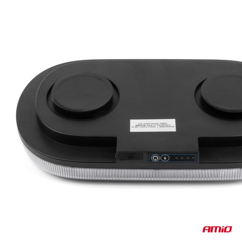 ΦΑΡΟΣ/ΣΤΡΟΜΠΟ ΜΠΑΡΑ R65 R10 12/24V 26W LED ΠΟΡΤΟΚΑΛΙ 10 ΧΡΗΣΕΩΝ ΜΕ ΜΑΓΝΗΤΙΚΗ ΒΑΣΗ 326x186x63mm ΑΜΙΟ - 1 ΤΕΜ.