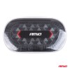 ΦΑΡΟΣ/ΣΤΡΟΜΠΟ ΜΠΑΡΑ R65 R10 12/24V 26W LED ΠΟΡΤΟΚΑΛΙ 10 ΧΡΗΣΕΩΝ ΜΕ ΜΑΓΝΗΤΙΚΗ ΒΑΣΗ 326x186x63mm ΑΜΙΟ - 1 ΤΕΜ.