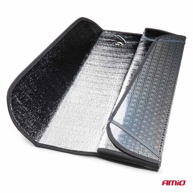 ΗΛΙΟΠΡΟΣΤΑΣΙΑ ΕΣΩΤΕΡΙΚΗ ΑΣΗΜΙ ΜΕ ΒΕΝΤΟΥΖΕΣ 130x60cm ΑΜΙΟ - 1 ΤΕΜ.