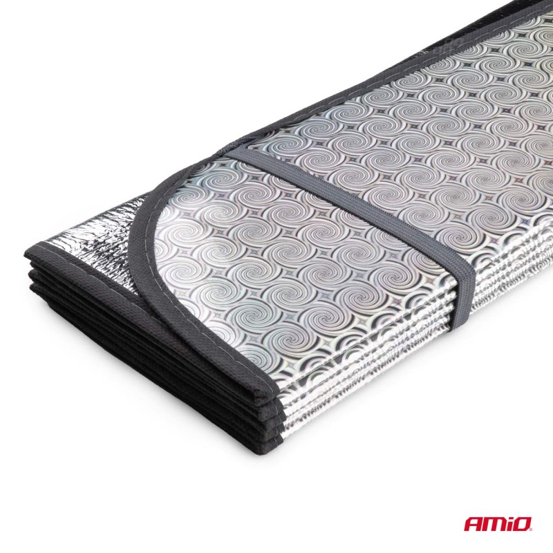 ΗΛΙΟΠΡΟΣΤΑΣΙΑ ΕΣΩΤΕΡΙΚΗ ΑΣΗΜΙ ΜΕ ΒΕΝΤΟΥΖΕΣ 145x70cm ΑΜΙΟ - 1 ΤΕΜ.