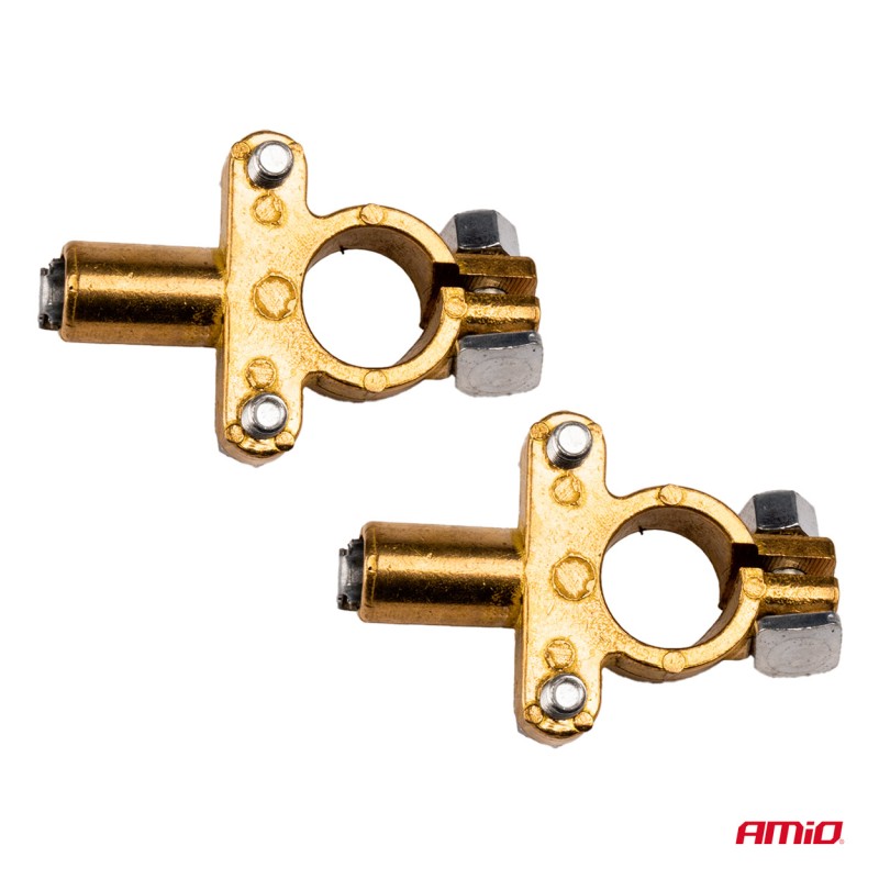 ΠΟΛΟΙ ΜΠΑΤΑΡΙΑΣ / ΑΚΡΟΔΕΚΤΕΣ ΟΡΕΙΧΑΛΚΟΥ 12V 800A AMIO - 2 τεμ.