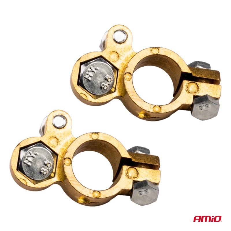 ΠΟΛΟΙ ΜΠΑΤΑΡΙΑΣ / ΑΚΡΟΔΕΚΤΕΣ ΟΡΕΙΧΑΛΚΟΥ 12V 800A AMIO - 2 τεμ.