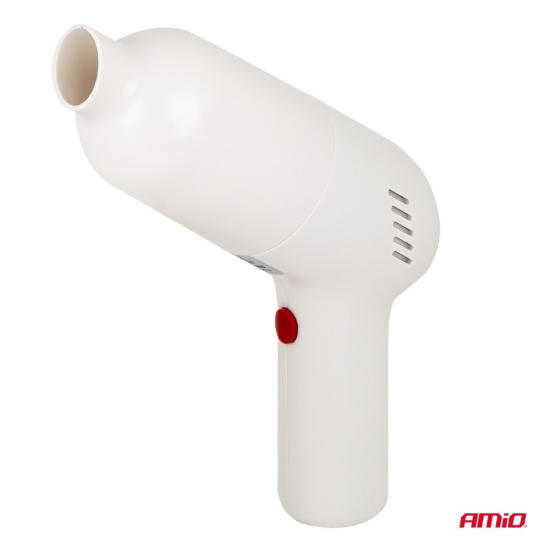 Amio - Ασύρματη Ηλεκτρική Σκούπα Αυτοκινήτου VC-07 40W 4,5 kPa με Φίλτρο HEPA – USB-C - 1 Τεμ. (04415/AM)