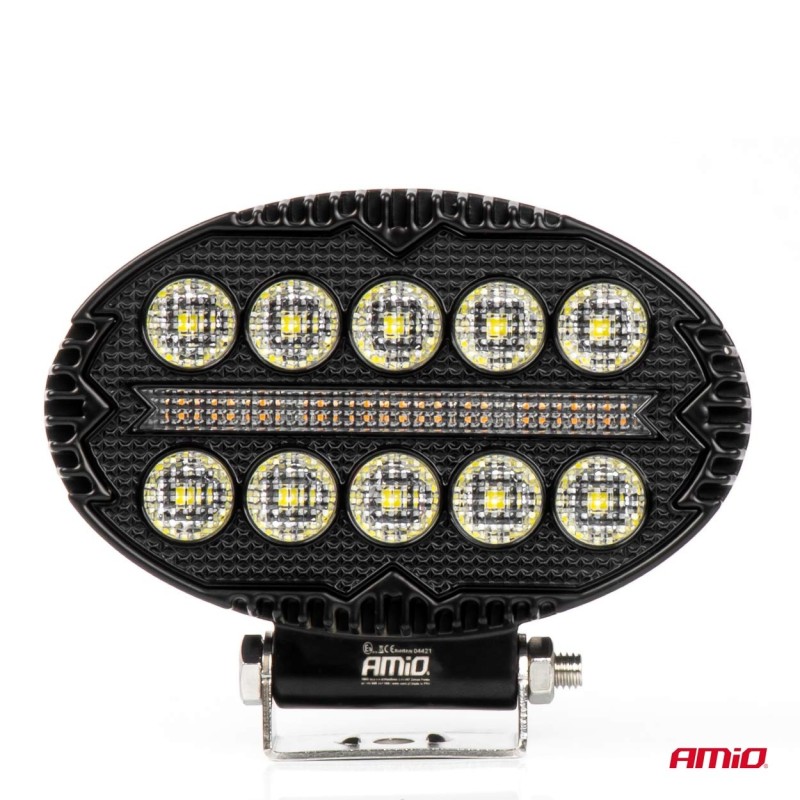 Amio - Προβολέας Εργασίας LED AWL77 45W 3000lm 6500K με Λευκό + Κίτρινο φώς προειδοποίησης  9/36V - 1 τεμ. (04421/AM)