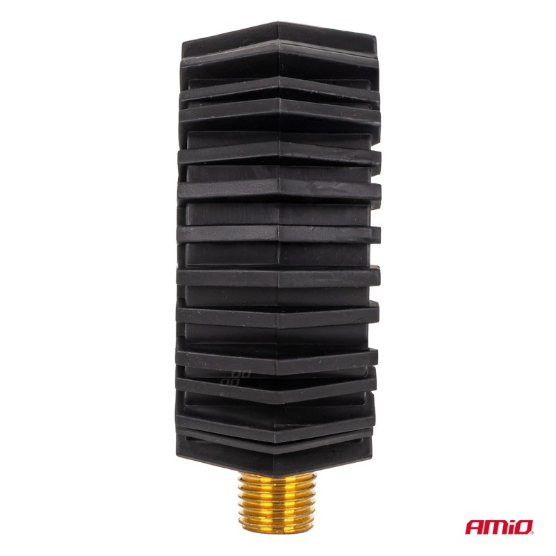 Amio - Ψηφιακό Μανόμετρο Πίεσης 17 bar με Λαστιχένια Προστασία - 1τεμ. (04463/AM)