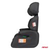 ΠΑΙΔΙΚΟ ΚΑΘΙΣΜΑ ΑΥΤΟΚΙΝΗΤΟΥ ΜΕ ΠΛΑΤΗ ΚΑΤΑΛΛΗΛΟ ΓΙΑ ΥΨΟΣ 126>150cm UN129/03 ΣΕ ΜΑΥΡΟ ΧΡΩΜΑ ΑΜΙΟ - 1 Τεμ.