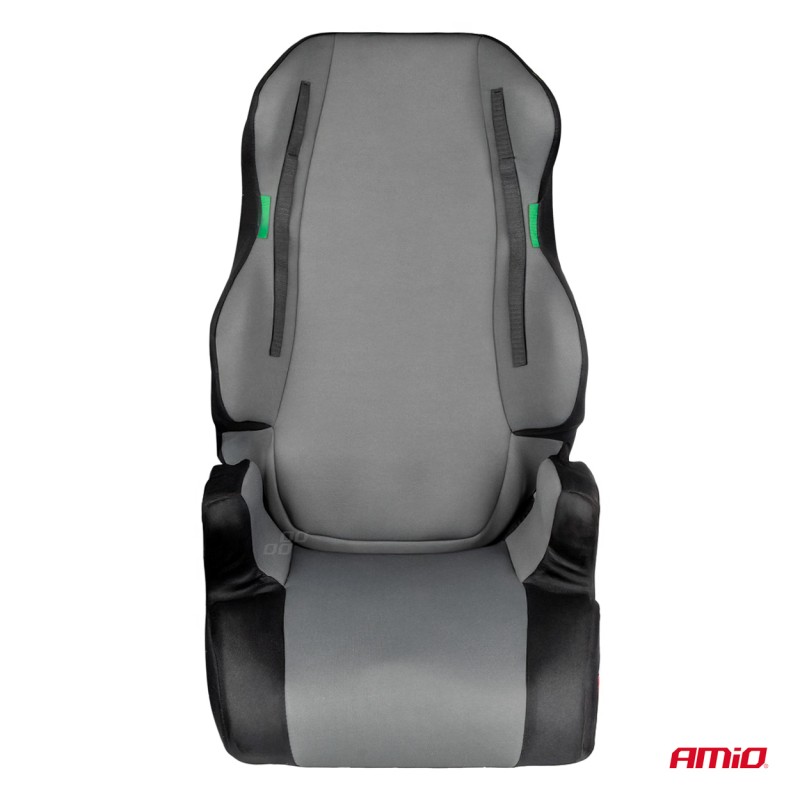 ΠΑΙΔΙΚΟ ΚΑΘΙΣΜΑ ΑΥΤΟΚΙΝΗΤΟΥ ΜΕ ΠΛΑΤΗ ΚΑΤΑΛΛΗΛΟ ΓΙΑ ΥΨΟΣ 126>150cm UN129/03 ΣΕ ΓΚΡΙ/ΜΑΥΡΟ ΧΡΩΜΑ ΑΜΙΟ - 1 Τεμ.