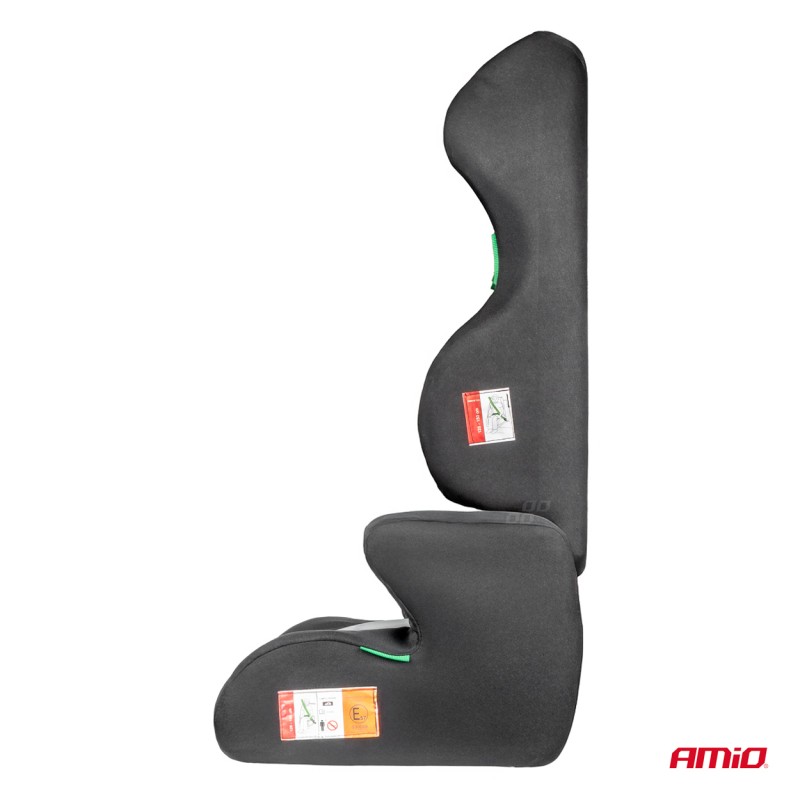 ΠΑΙΔΙΚΟ ΚΑΘΙΣΜΑ ΑΥΤΟΚΙΝΗΤΟΥ ΜΕ ΠΛΑΤΗ ΚΑΤΑΛΛΗΛΟ ΓΙΑ ΥΨΟΣ 126>150cm UN129/03 ΣΕ ΓΚΡΙ/ΜΑΥΡΟ ΧΡΩΜΑ ΑΜΙΟ - 1 Τεμ.