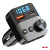 Amio - FM Transmitter Αναπτήρα τύπου FMT01 τάση λειτουργίας για Επιβατικά Αυτοκίνητα και Φορτηγά με 1xUSB Type-A και 1xUSB Type-C για Επιβατικά Αυτοκίνητα και Φορτηγά - 1 τεμ. (04647/AM)