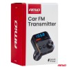 Amio - FM Transmitter Αναπτήρα τύπου FMT01 τάση λειτουργίας για Επιβατικά Αυτοκίνητα και Φορτηγά με 1xUSB Type-A και 1xUSB Type-C για Επιβατικά Αυτοκίνητα και Φορτηγά - 1 τεμ. (04647/AM)