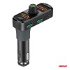 Amio - FM Transmitter Αναπτήρα τύπου FMT06 τάση λειτουργίας 12-24V με 2xUSB Type-A, 1xUSB Type-C και υποδοχή microSD για Επιβατικά Αυτοκίνητα και Φορτηγά - 1 τεμ. (04653/AM)