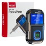Amio - Bluetooth Δέκτης (Receiver) BTR-03 για Ασύρματη Μετάδοση Ήχου με υποδοχή Mini Jack 3.5mm και Οθόνη LCD - 1 τεμ. (04659/AM)