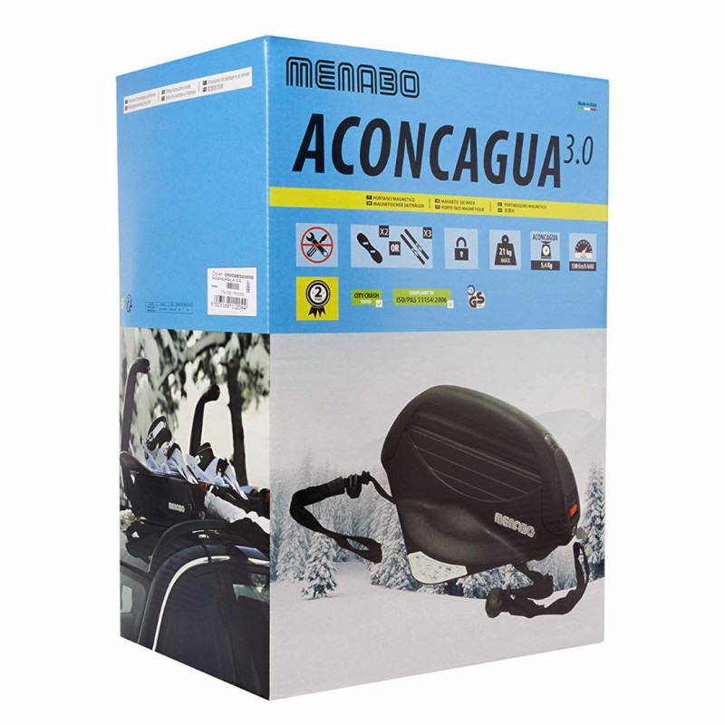 ΒΑΣΗ ΣΚΙ ΟΡΟΦΗΣ ΜΑΓΝΗΤΙΚΗ ACONCAGUA MENABO (3 ΖΕΥΓΑΡΙΑ ΣΚΙ /2 SNOWBOARDS)