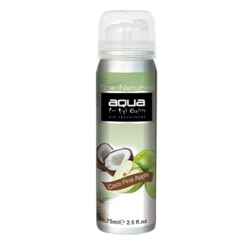 ΑΡΩΜΑΤΙΚΟ ΑΥΤΟΚΙΝΗΤΟΥ ΣΕ ΣΠΡΕΙ (SPRAY) ΜΕ ΑΡΩΜΑ ΚΑΡΥΔΑ & ΜΗΛΟ (COCOPINE APPLE) FRUITS SERIES 75ml AQUA - 1 TEM.