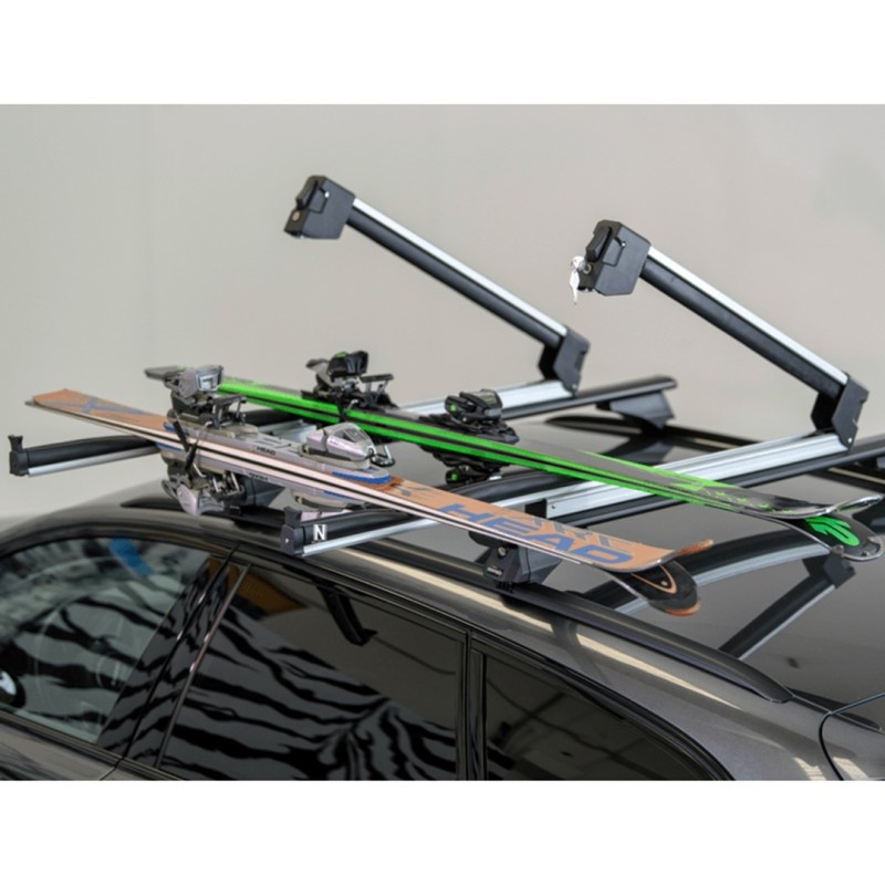 ΒΑΣΗ ΣΚΙ ΟΡΟΦΗΣ ΑΛΟΥΜΙΝΙΟΥ YELO 6 MENABO (6 ΖΕΥΓΑΡΙΑ ΣΚΙ /4 SNOWBOARD) ME SLIDER