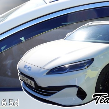 Heko - Ανεμοθραύστες για Byd Seal 6 5 Doors 2024+ Ζευγάρι Απο Εύκαμπτο Φιμέ Πλαστικό - 2 τεμ. (ΑΝΕΜ.11316-1)