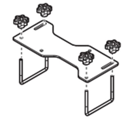 ΣΥΣΤΗΜΑ ΔΕΣΗΣ (ΕΞΩΤΕΡΙΚΟ) ΓΙΑ ΣΩΛΗΝΑ ΜΕΤΑΦΟΡΑΣ ΦΟΡΤΙΟΥ L3100 ΓΙΑ ΕΠΑΓΓΕΛΜΑΤΙΚΕΣ ΜΠΑΡΕΣ ΟΡΟΦΗΣ MENABO