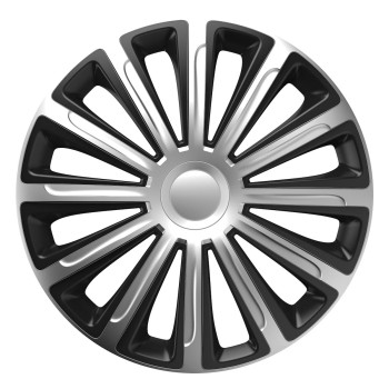 ΤΑΣΙΑ 16" HUBCAP TREND SILVER BLACK - ΣΕΤ ΣΕ ΚΟΥΤΙ - 4 ΤΕΜ.