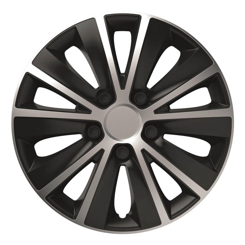 ΤΑΣΙΑ 14" RAPIDE NC SILVER BLACK (ΜΕ ΔΙΑΜΕΤΡΟ ΓΙΑ ΣΗΜΑ 7,2cm) - ΣΕΤ 4ΤΕΜ ΣΕ ΚΟΥΤΙ