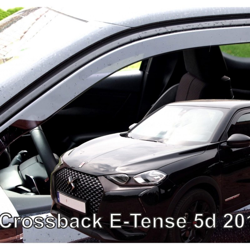 ΑΝΕΜΟΘΡΑΥΣΤΕΣ ΓΙΑ DS3 CROSSBACK E-TENSE 5D 2018-2021  ΖΕΥΓΑΡΙ ΑΠΟ ΕΥΚΑΜΠΤΟ ΦΙΜΕ ΠΛΑΣΤΙΚΟ HEKO - 2 ΤΕΜ.